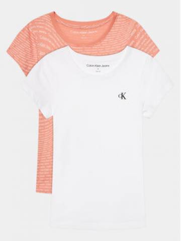 Calvin Klein Jeans Набір з 2 футболок Logo Aop IG0IG02503 Рожевий Slim Fit Calvin Klein Jeans Набір з 2 футболок Logo Aop IG0IG02503 Рожевий Slim Fit