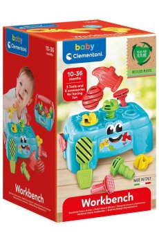 Детская игрушка-сортер Clementoni Верстак с инструментами, от 10 месяцев, 15*24*15 см (17042)