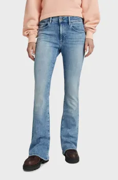 Женские голубые джинсы 3301 Flare Голубой 28-30 G-Star RAW D21290,D441