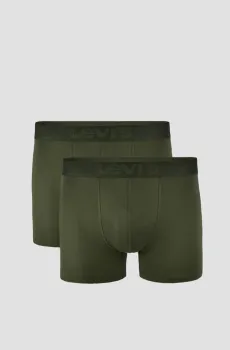 Мужские зеленые боксеры (2 шт) Зеленый XL Levi’s® 701203923;003