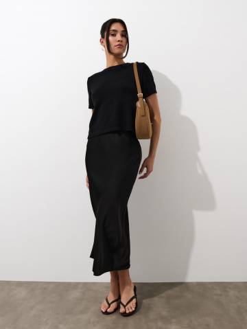 Mohito - Бавовняний светр - чорний - XS