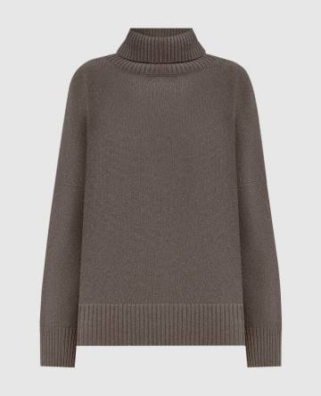 Коричневый свитер Malaga из кашемира Коричневый свитер Malaga из кашемира