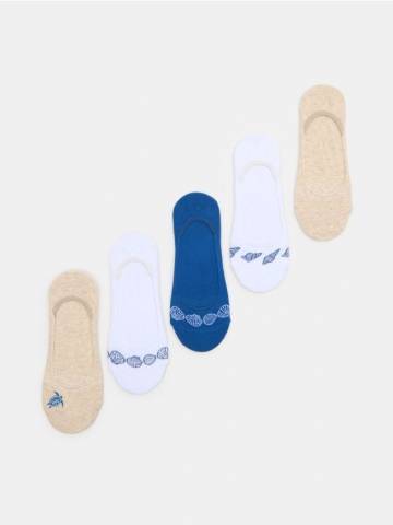 Короткі шкарпетки, 5 пар - бежевий