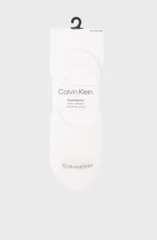Женские белые следы (2 пары) Белый 35-38 Calvin Klein 701218771
