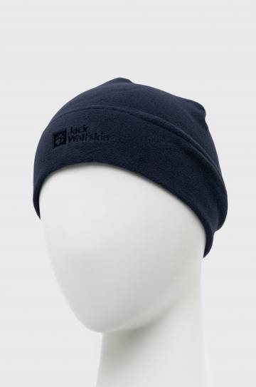 Шапка Jack Wolfskin цвет синий из тонкого трикотажа Шапка Jack Wolfskin цвет синий из тонкого трикотажа
