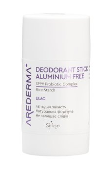 Дезодорант-стик Arederma Lilac Deodorant Stick Aluminium Free женский, 65 г