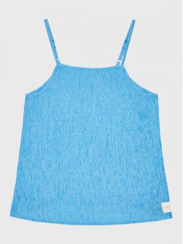 Calvin Klein Jeans Топ Crinkle IG0IG01954 Голубий Regular Fit Calvin Klein Jeans Топ Crinkle IG0IG01954 Голубий Regular Fit