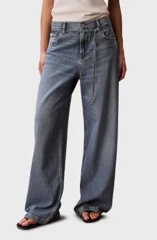 Женские синие джинсы OVERNIGHT Синий 25-SH Calvin Klein Jeans LV047E752G