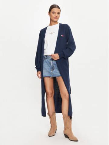 Tommy Jeans Кардиган DW0DW18691 Cиній Loose Fit Tommy Jeans Кардиган DW0DW18691 Cиній Loose Fit