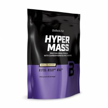 Гейнер BioTech USA Hyper Mass Ваниль, в порошке, 1 кг Гейнер BioTech USA Hyper Mass Ваниль, в порошке, 1 кг