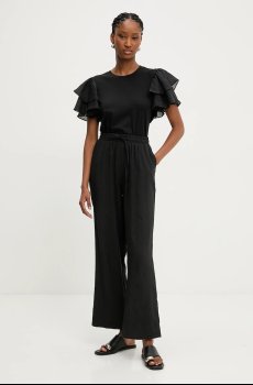 Льняная футболка Answear.LAB