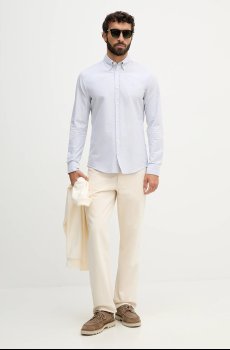 Хлопковая рубашка BOSS H-ROAN-BD-E-C1-261