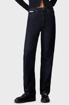 Женские темно-синие джинсы HIGH RISE STRAIGHT Синий 26-32 Calvin Klein Jeans J20J224015