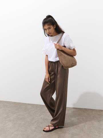 Mohito - Віскозні штани - коричневий - 40