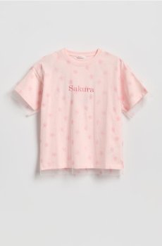 Reserved - Двошарова футболка з принтом - різнобарвний - 082HU-MLC