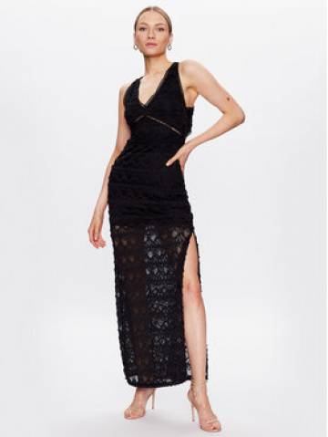 Guess Повсякденна сукня Liza W3GK27 KBPQ0 Чорний Slim Fit Guess Повсякденна сукня Liza W3GK27 KBPQ0 Чорний Slim Fit