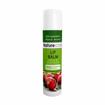 Бальзам для губ Nature Code Peach & Shea Butter Lip Balm, 4.5 г Бальзам для губ Nature Code Peach & Shea Butter Lip Balm, 4.5 г