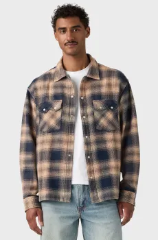 Мужская рубашка в клетку Разноцветный XL Levi’s® 0085P;0001