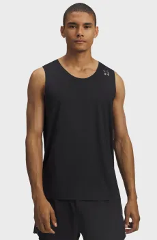 Мужская черная майка UA Halo Run Tank Черный M Under Armour 6007519-001
