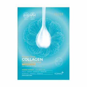 Оздоравливающая тканевая маска для лица Konad Iloje Frozen Time Collagen Patch & Vitality Mask, 25 г Оздоравливающая тканевая маска для лица Konad Iloje Frozen Time Collagen Patch & Vitality Mask, 25 г