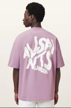 Хлопковая футболка AllSaints ORLANDO