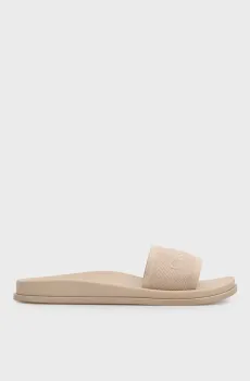 Женские бежевые слайдеры CITY Бежевый 36 Calvin Klein HW0HW02887