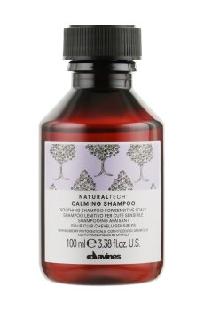 Бессульфатный успокаивающий шампунь Davines NaturalTech Calming Shampoo для чувствительной кожи головы, 100 мл