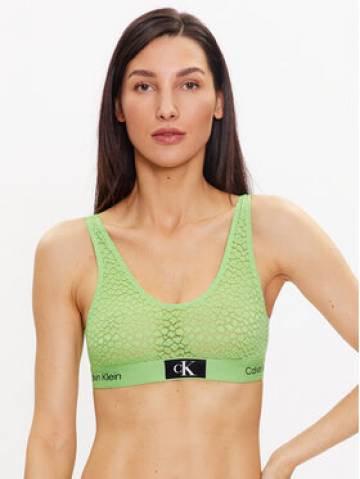 Calvin Klein Underwear Бюстгальтер-топ 000QF7233E Зелений Calvin Klein Underwear Бюстгальтер-топ 000QF7233E Зелений