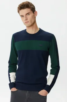Мужской синий свитер Синий S Lacoste AH240303L