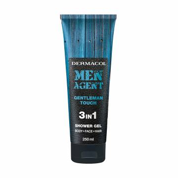 Гель для душу мужской Dermacol Men Agent Gentleman Touch 3 in 1 Shower Gel, 250 мл Гель для душу мужской Dermacol Men Agent Gentleman Touch 3 in 1 Shower Gel, 250 мл