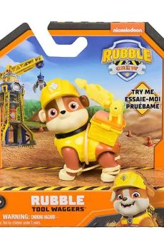 Коллекционная фигурка щенка Rubble & Crew Rubble Tool Waggers, с 3 лет (SM28516/8838)