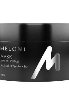 Восстанавливающая маска для волос MELONI Xtreme Repair Mask с пептидами и маслом жожоба, 250 мл