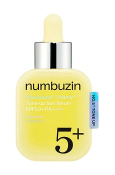 Солнцезащитная сыворотка для лица Numbuzin No.5+ Glutathione Vitamin Tone-Up Sun Serum, SPF 50+ PA++++, 30 мл