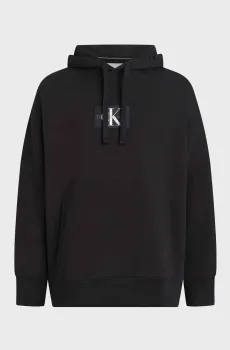 Мужское черное худи TIER ONE PATCH Черный XL Calvin Klein Jeans J40J400325