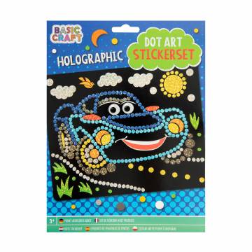 Набор наклеек Grafix Holographic Car Dot Art от 3 лет, 22*18 см (6337638) Набор наклеек Grafix Holographic Car Dot Art от 3 лет, 22*18 см (6337638)
