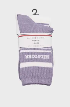 Женские носки (2 пары) HILFIGER Разноцветный 39-42 Tommy Hilfiger 701236457