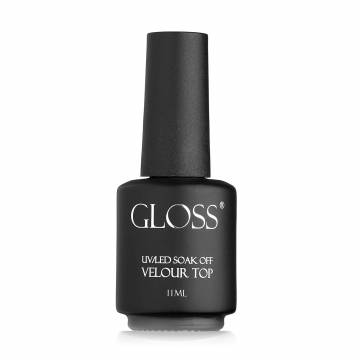 Велюровый топ для гель-лака Gloss Velour Top, 11 мл Велюровый топ для гель-лака Gloss Velour Top, 11 мл