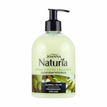 Жидкое мыло с бальзамом Joanna Naturia Liquid Soap With Balm Олива, 500 мл Жидкое мыло с бальзамом Joanna Naturia Liquid Soap With Balm Олива, 500 мл