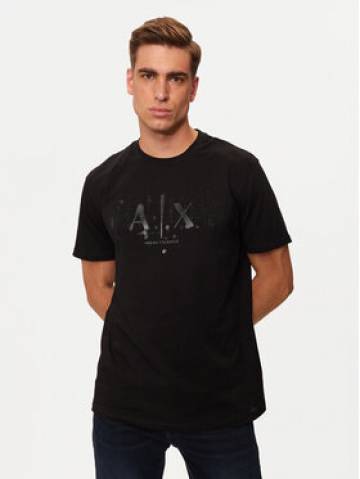 Armani Exchange Футболка XM000062 AF10356 UC001 Чорний Regular Fit Armani Exchange Футболка XM000062 AF10356 UC001 Чорний Regular Fit