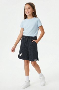 Шорти з принтом Cinnamoroll - чорний