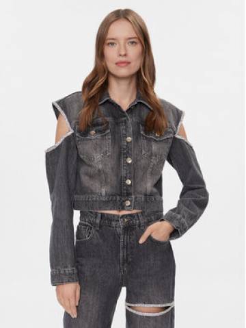 Liu Jo Джинсова куртка UA4117 D4891 Сірий Regular Fit Liu Jo Джинсова куртка UA4117 D4891 Сірий Regular Fit