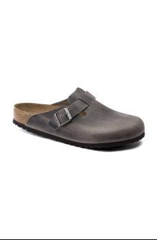 Кожаные шлепанцы Birkenstock Boston