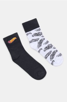 Шкарпетки, 2 пари Hot Wheels - темно-сірий