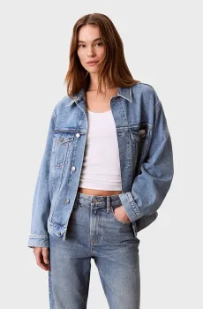 Женская голубая джинсовая куртка CLASSIC Голубой S Calvin Klein Jeans LV047E904G