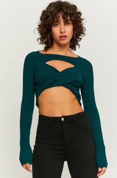 Женский зеленый топ Зеленый XS Tally Weijl SPUVITOBY