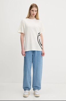 Хлопковая футболка Hugo Blue Vintage Tee_B_5