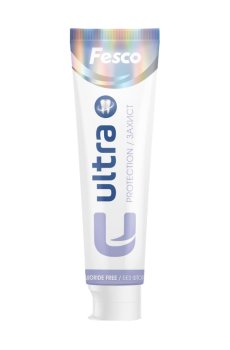 Зубная паста Fesco Ultra Complete Protection Защита, без фтора, 100 мл