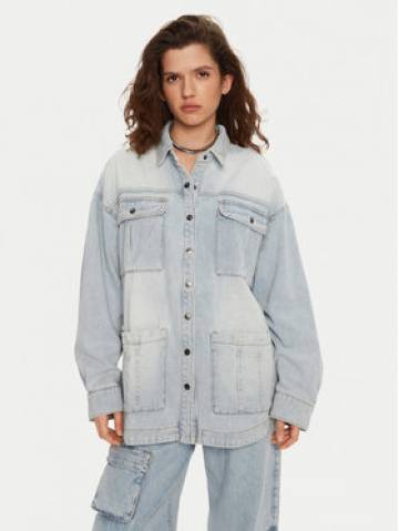 One Teaspoon Джинсова сорочка 26628 Голубий Relaxed Fit One Teaspoon Джинсова сорочка 26628 Голубий Relaxed Fit