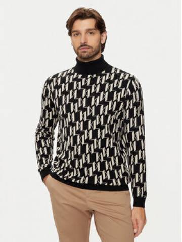 KARL LAGERFELD Гольф 655033 544305 Чорний Regular Fit KARL LAGERFELD Гольф 655033 544305 Чорний Regular Fit