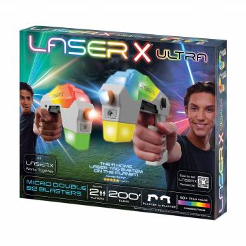 Детский игровой набор для лазерных боёв Laser X Ultra Micro для двух игроков, от 6 лет (87551) Детский игровой набор для лазерных боёв Laser X Ultra Micro для двух игроков, от 6 лет (87551)